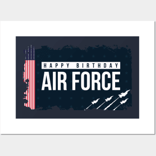 Happy Birthday U.S. Air Force Posters and Art